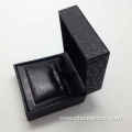 Black Faux Leather Packing Cufflink Box For Gift